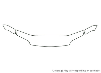 intrepid Avery Dennison Clear Bra Hood Precut PPF Diagram