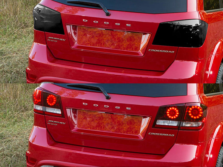 journey Before and After Smoked Taillights