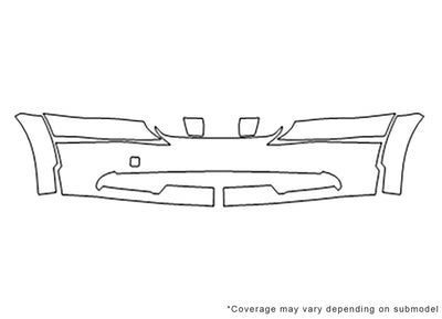 journey Avery Dennison Clear Bra Bumper Precut PPF Diagram