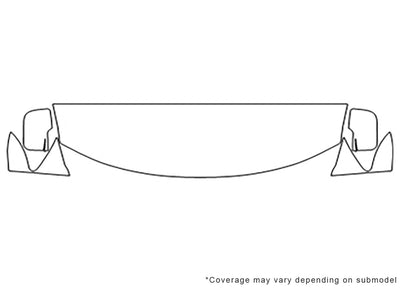 journey Avery Dennison Clear Bra Hood Precut PPF Diagram