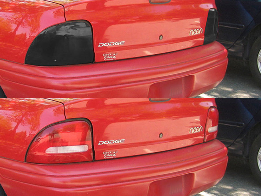 neon Before and After Smoked Taillights