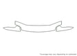 neon Avery Dennison Clear Bra Hood Precut PPF Diagram
