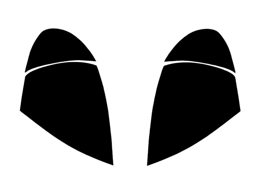 neon Precut Tail Light Tint Diagram