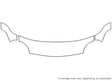 neon Avery Dennison Clear Bra Hood Precut PPF Diagram