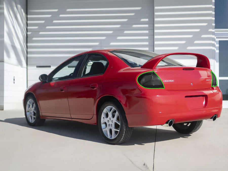 neon Tail Light Tint Installation Points