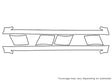 nitro 3M Clear Bra Door Cup Precut PPF Diagram
