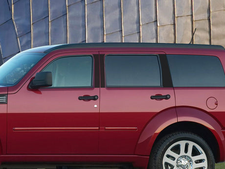 dodge nitro 2007-2011 Gloss Black Pillar Cover Diagram