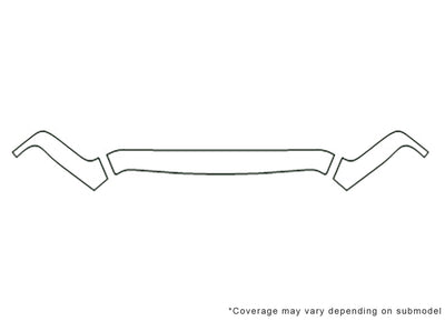 ram Avery Dennison Clear Bra Hood Precut PPF Diagram