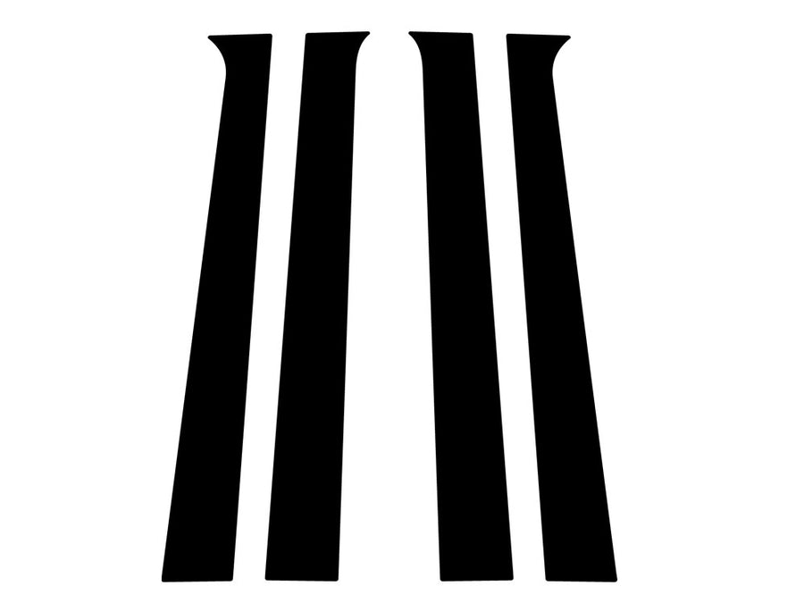 dodge ram 2002-2008 (crew cab / quad cab) Gloss Black Pillar Trim