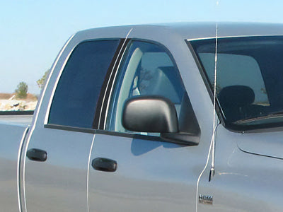 dodge ram 2002-2008 (crew cab / quad cab) Gloss Black Pillar Cover Diagram