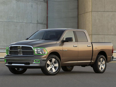 dodge ram 2009-2010 Headlight Protection Installation Location