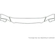 ram Avery Dennison Clear Bra Hood Precut PPF Diagram