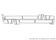 ram Avery Dennison Clear Bra Door Splash Precut PPF Diagram