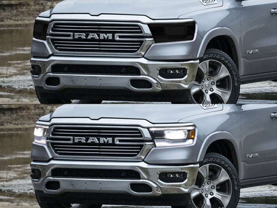 dodge ram 2019-2023 (1500) Headlight Tint Appearance
