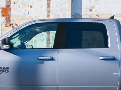 dodge ram 2019-2019 (classic crew cab / classic quad cab) Gloss Black Pillar Cover Diagram