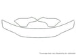 stratus 3M Clear Bra Hood Precut PPF Diagram