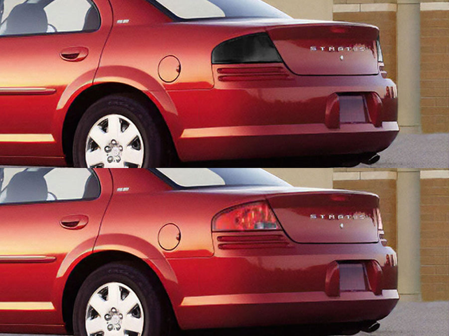 stratus (sedan) Before and After Smoked Taillights