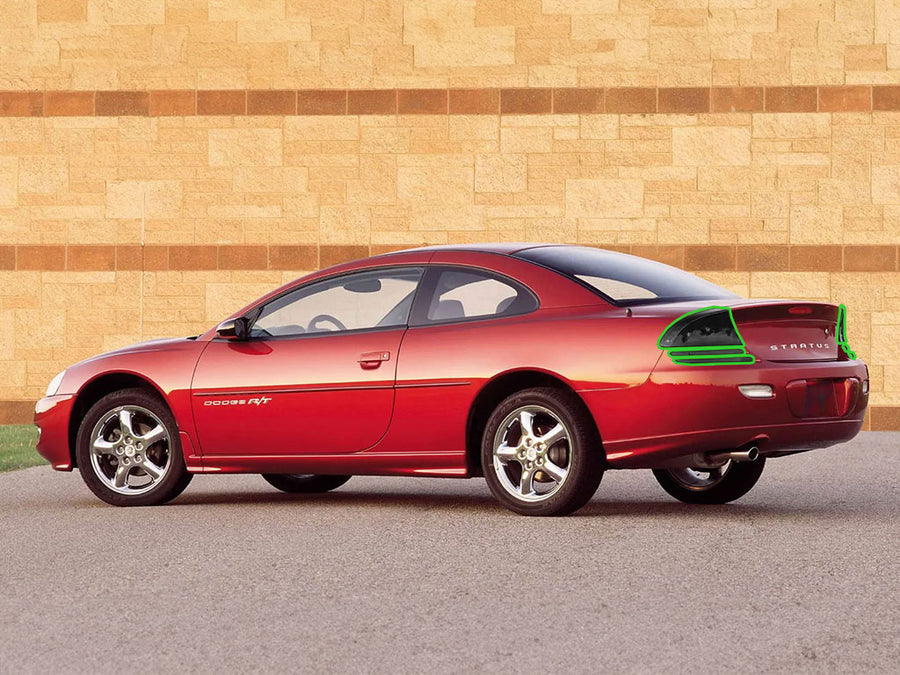 stratus (coupe) Tail Light Tint Installation Points