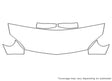 stratus 3M Clear Bra Hood Precut PPF Diagram