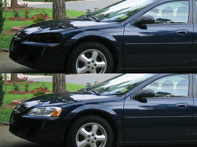 dodge stratus 2004-2006 (sedan) Headlight Tint Appearance