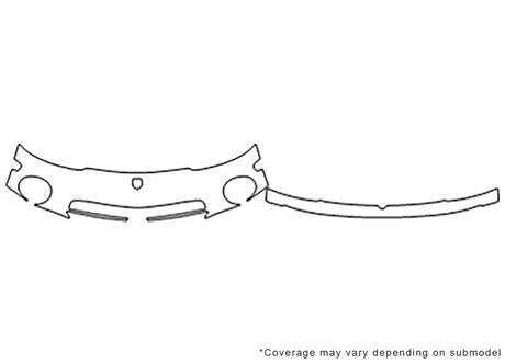 viper 3M Clear Bra Bumper Precut PPF Diagram