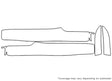 viper Avery Dennison Clear Bra Door Cup Precut PPF Diagram