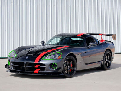 dodge viper 2003-2010 Headlight Protection Installation Location