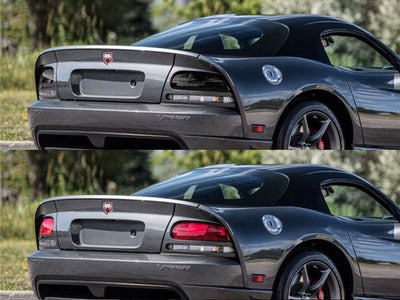 viper (convertible) Before and After Smoked Taillights