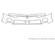 viper 3M Clear Bra Bumper Precut PPF Diagram