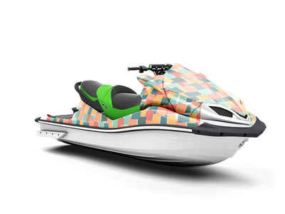 Doggy Breakfast Mosaic Jet Ski Vinyl Customized Wrap
