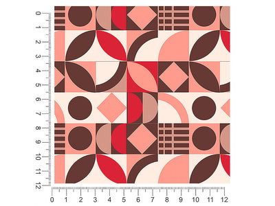 dogwood rose mosaic 1ft x 1ft Craft Sheets