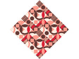 Dogwood Rose Mosaic Vinyl Wrap Pattern
