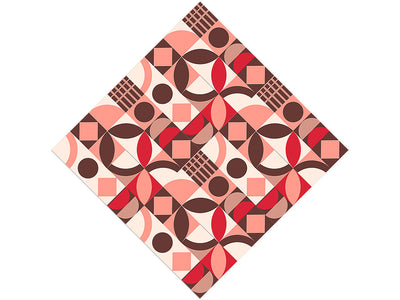 Dogwood Rose Mosaic Vinyl Wrap Pattern