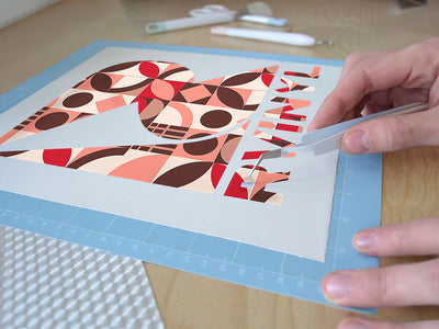 dogwood rose mosaic Easy Weed Craft Vinyl
