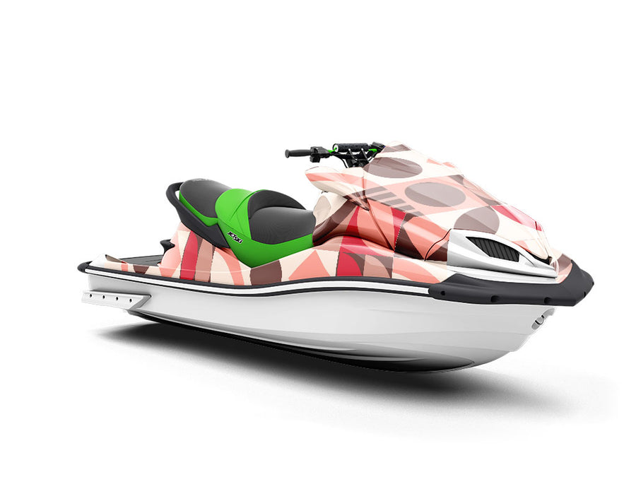 Dogwood Rose Mosaic Jet Ski Vinyl Customized Wrap