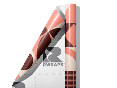 Dogwood Rose Mosaic Wrap Film Sheets~Rwraps Series 914 Dogwood Rose Mosaic Scrolled Sheet~3