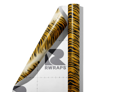 Dojo Tiger Wrap Film Sheets~Rwraps Series 914 Dojo Tiger Scrolled Sheet~5
