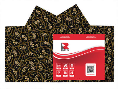 dollar bills bling Craft Vinyl Sheet Pack