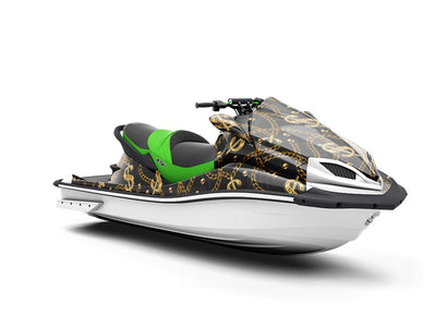 Dollar Bills Bling Jet Ski Vinyl Customized Wrap