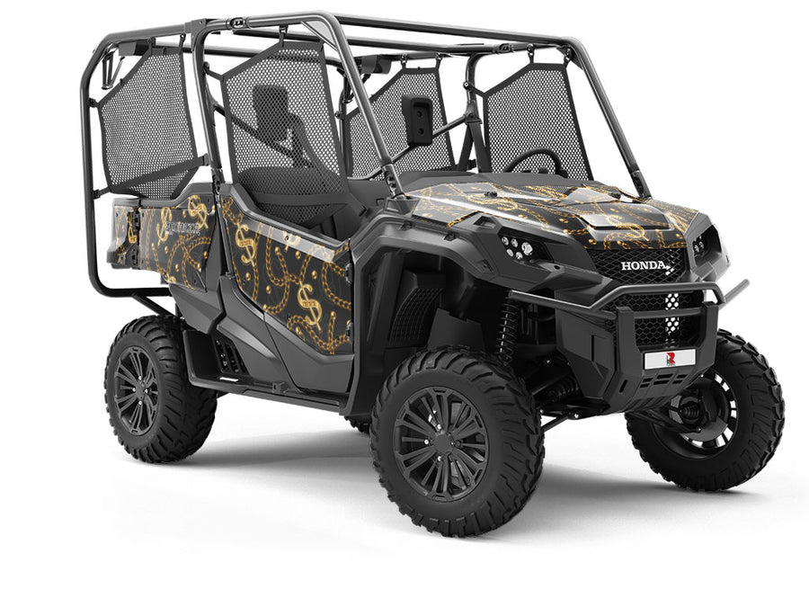 Dollar Bills Bling Utility Vehicle Vinyl Wrap