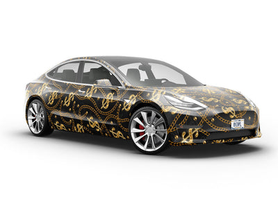 Dollar Bills Bling Vehicle Vinyl Wrap