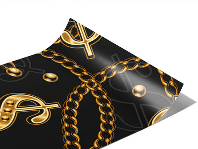 Dollar Bills Bling Vinyl Wraps~Rwraps Series 914 Digitally Printed Vinyl Wrap~0