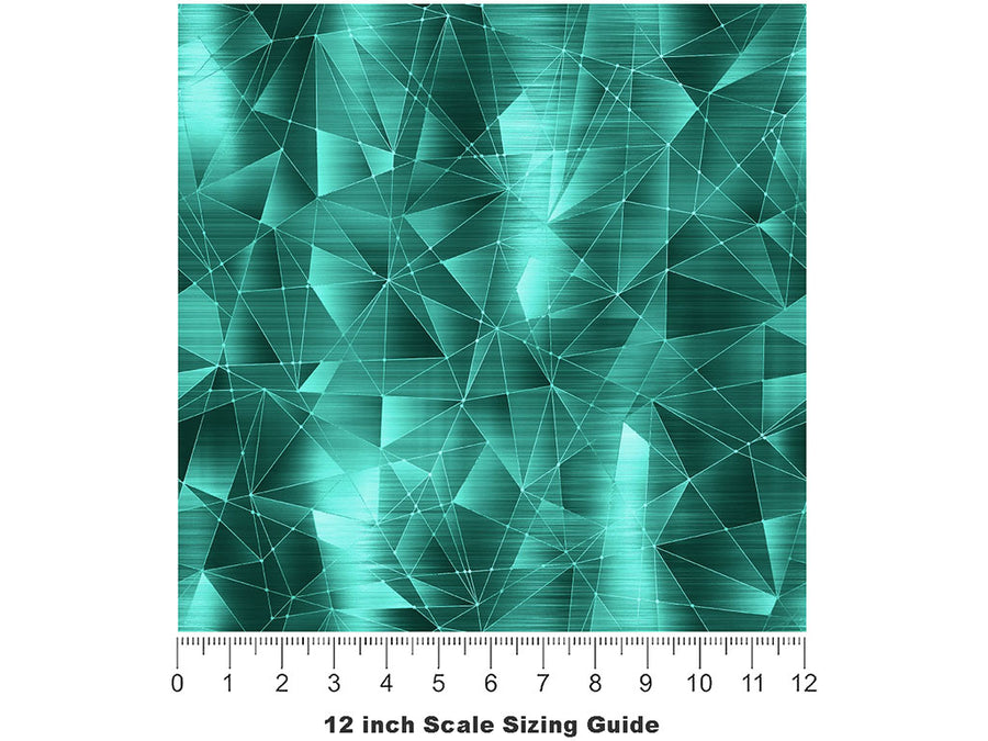 Dom Pedro Gemstone Vinyl Film Pattern Size 12 inch Scale~Rwraps Dom Pedro Gemstone Sizing Chart~2