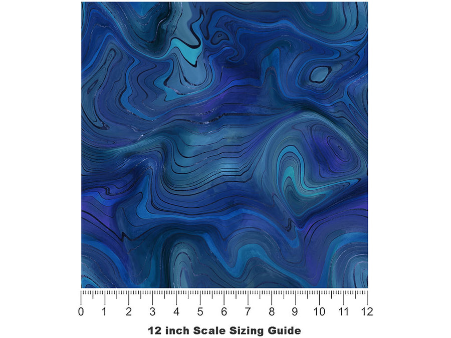 Dom Pedro Gemstone Vinyl Film Pattern Size 12 inch Scale~Rwraps Dom Pedro Gemstone Sizing Chart~2