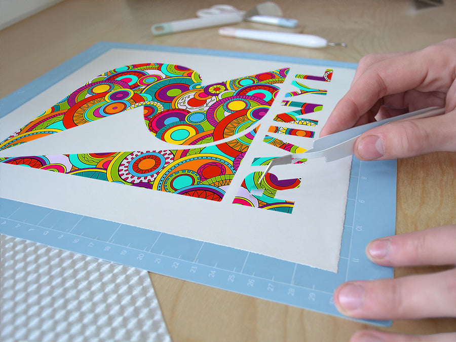 dont bother abstract geometric Easy Weed Craft Vinyl