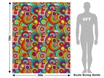 Dont Bother Abstract Vehicle Wrap Scale~Rwraps Series 914 Dont Bother Abstract Measurements~1