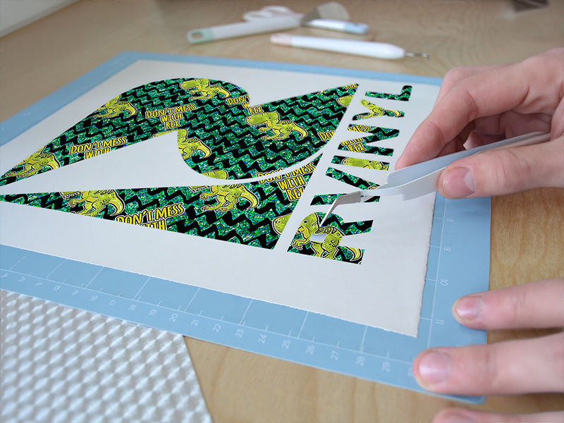dont mess dinosaur Easy Weed Craft Vinyl