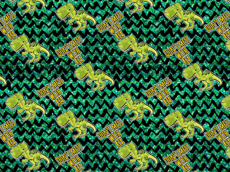 Dont Mess Dinosaur Vinyl Wrap Pattern~Rwraps Series 914 Digitally Printed Vinyl Wrap~0