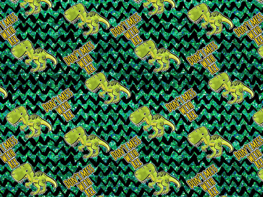 Dont Mess Dinosaur Vinyl Wrap Pattern~Rwraps Series 914 Digitally Printed Vinyl Wrap~0