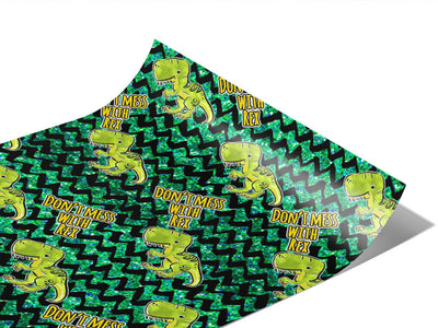 Dont Mess Dinosaur Vinyl Wraps~Rwraps Series 914 Digitally Printed Vinyl Wrap~0